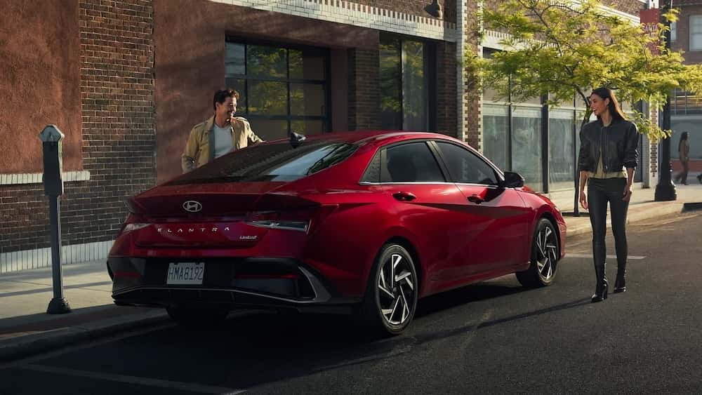 Red 2025 Hyundai Elantra