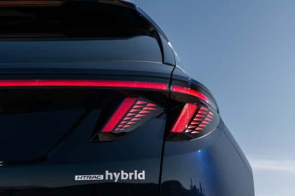 Back of Hyundai Hybrid