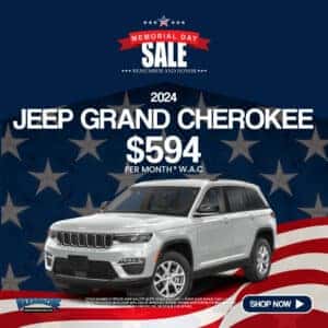 Lease a New Jeep Grand Cherokee for Five Hundred Ninety Four Dollars A Month with approved Credit